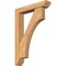 Ekena Millwork Westlake Slat Smooth Bracket w/ Offset Brace, Western Red Cedar, 5 1/2"W x 28"D x 40"H BKT0604X28X40WTL06SWR - alternate 1